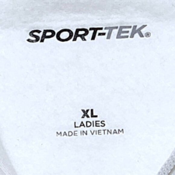 Sport-Tek White Quarter Zip Pullover Fleece Inside Sweatshirt Size Women… - Picture 11 of 16